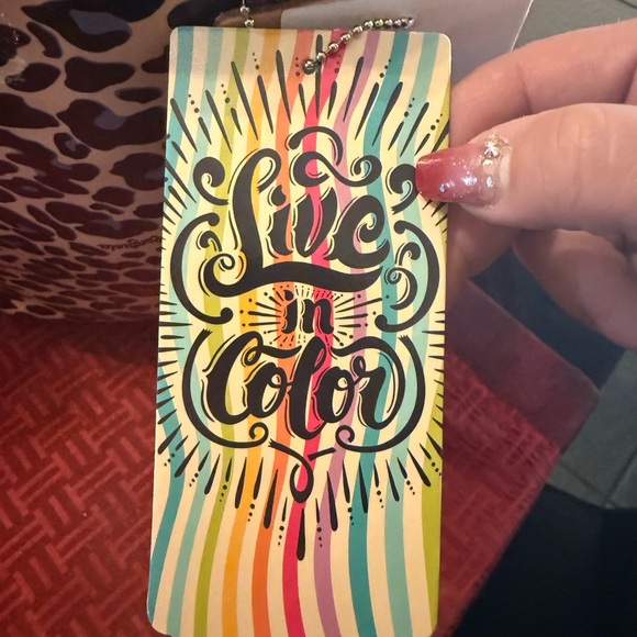 Consuela Leopard Print Tote with Multicolor Straps - Picture 10 of 14